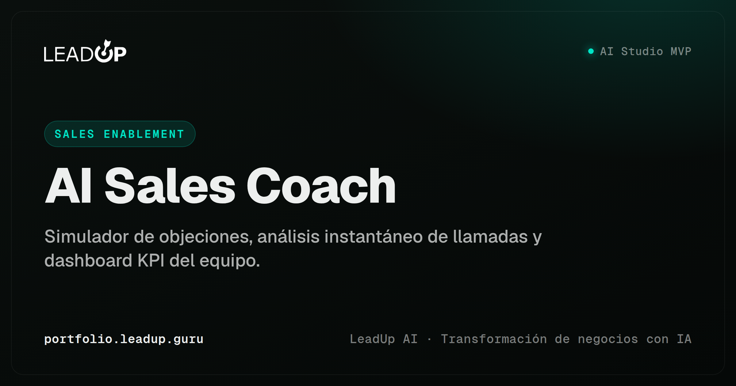 Captura de AI Sales Coach
