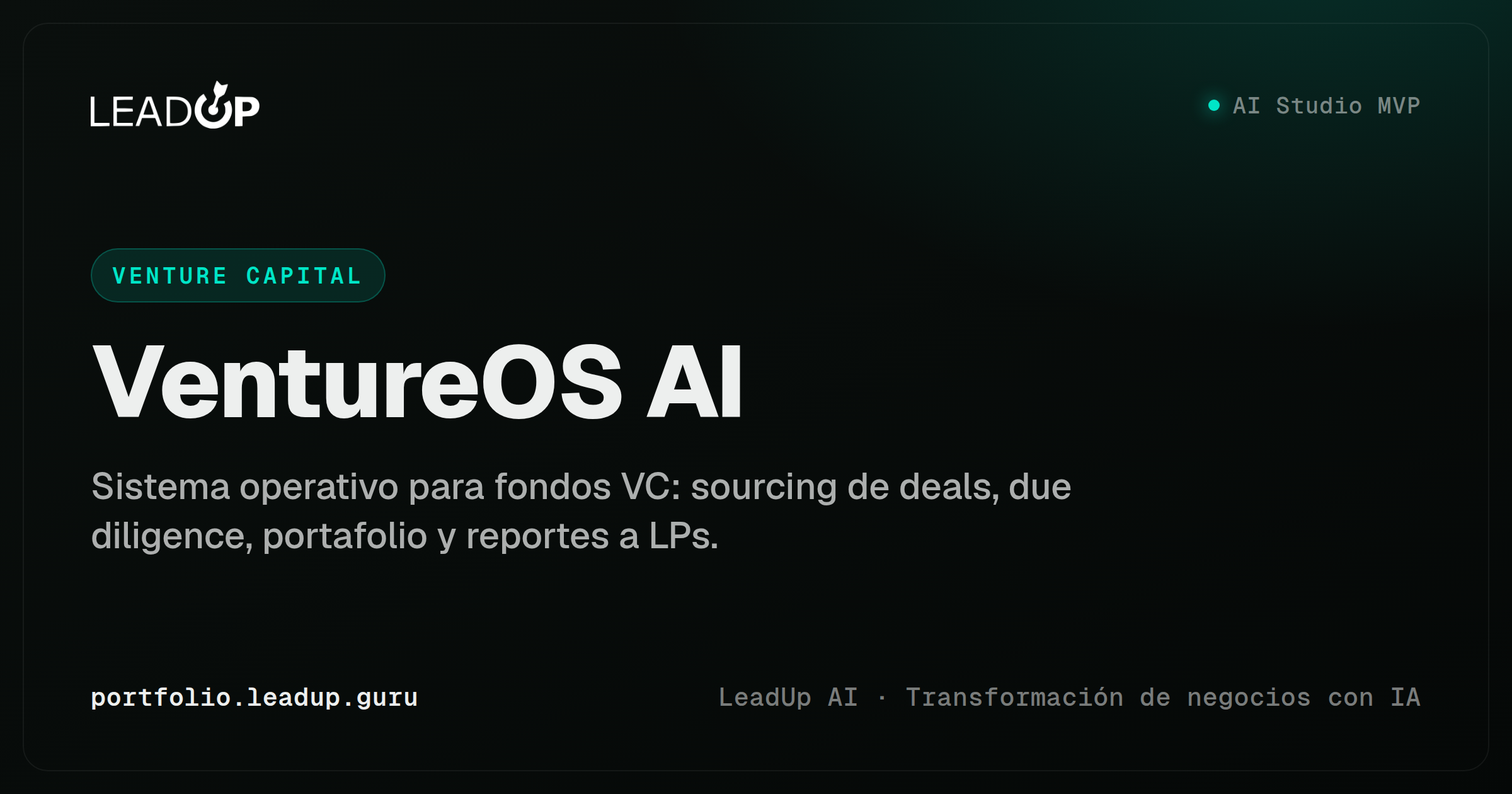 Captura de VentureOS AI